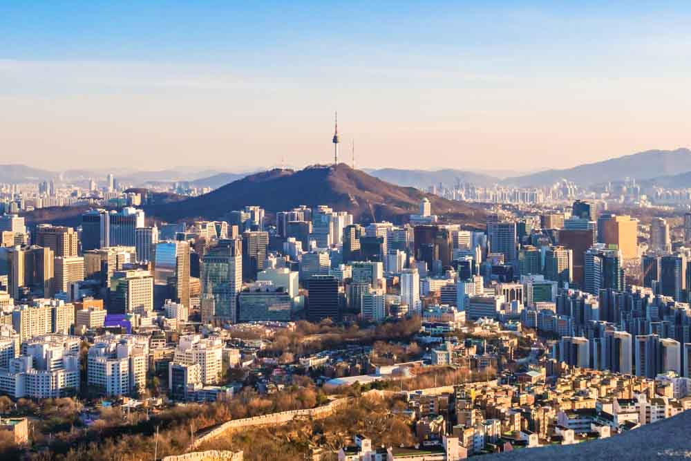 Seoul South Korea Skyline