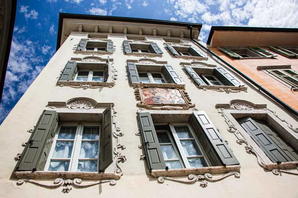 Buildings in Trento Italy