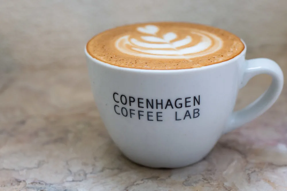 Cappuccino at Copenhagen Coffee Lab in Lisbon