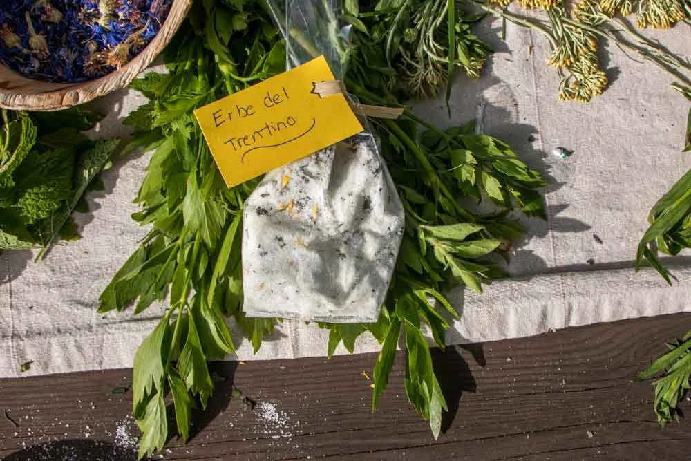 Herb Salt at Il Leprotto Bisestile in Trentino