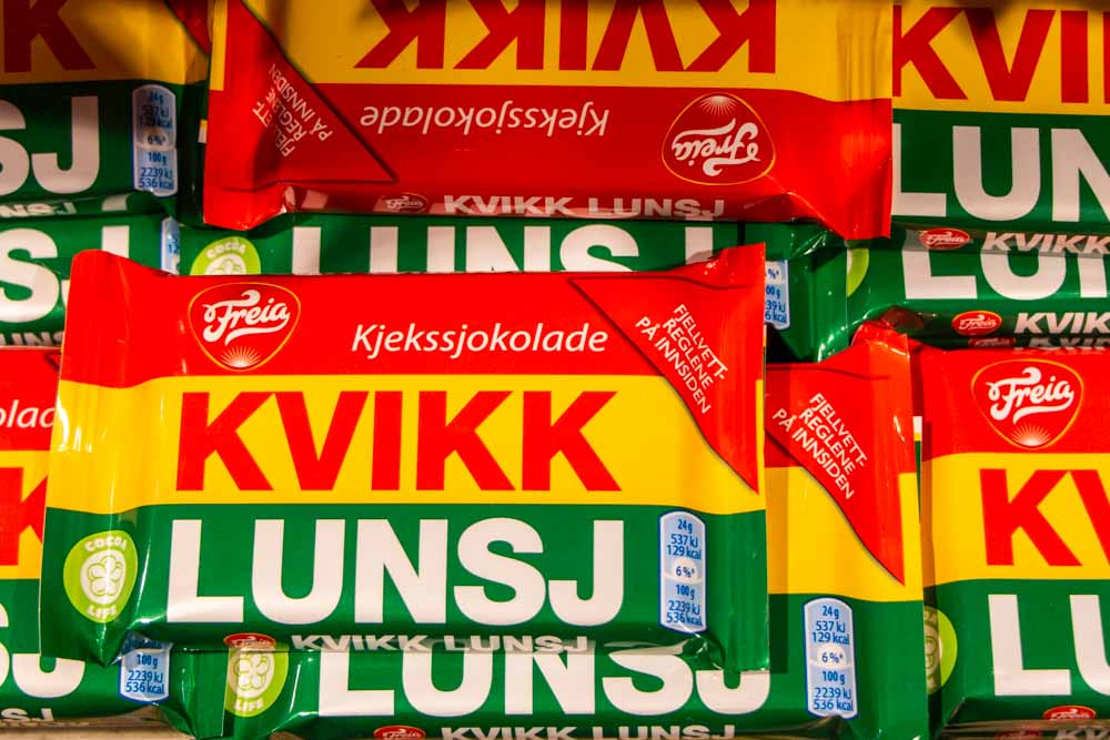 Norway Food - Kvikk Lunsj Candy Bar