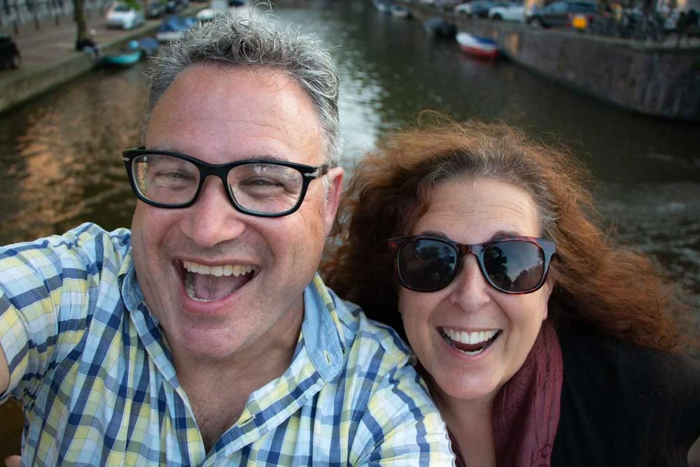Amsterdam Canal Selfie