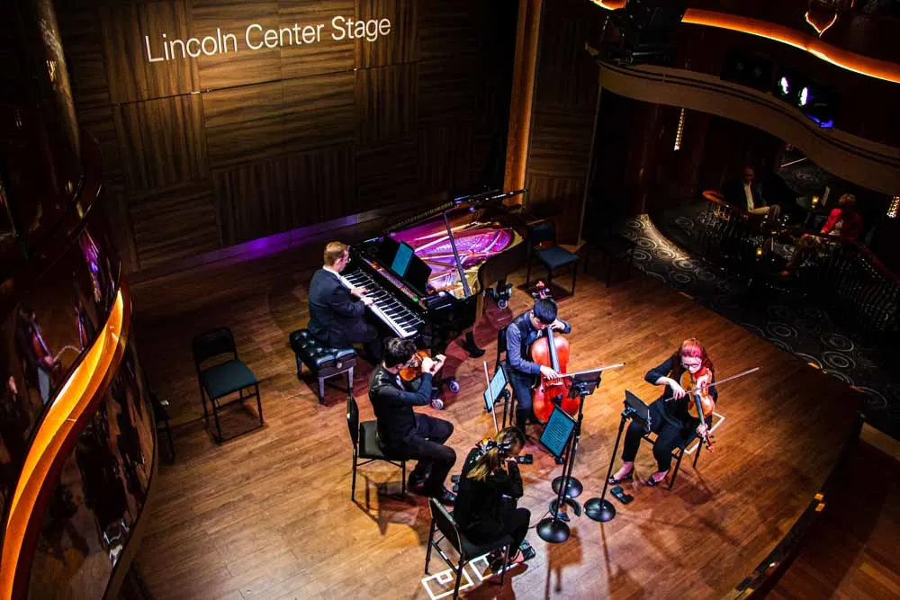 Lincoln Center Stage on the Nieuw Statendam Holland America Norway Cruise