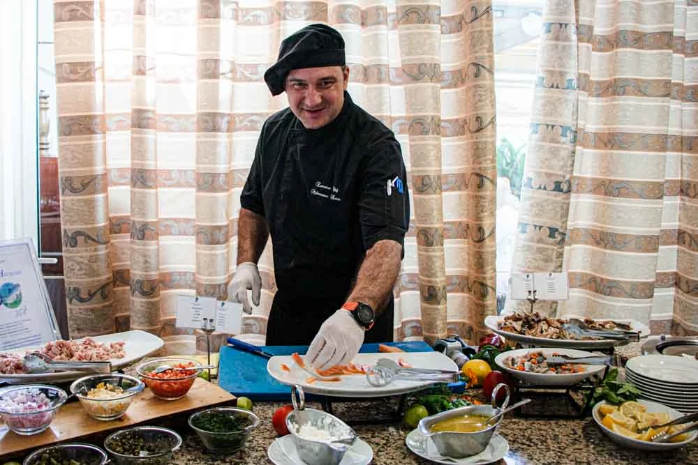Chef at Rodos Palladium in Rhodes