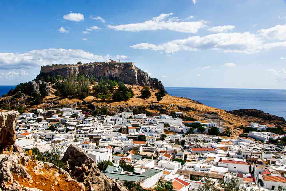 Lindos Scenery in Rhodes