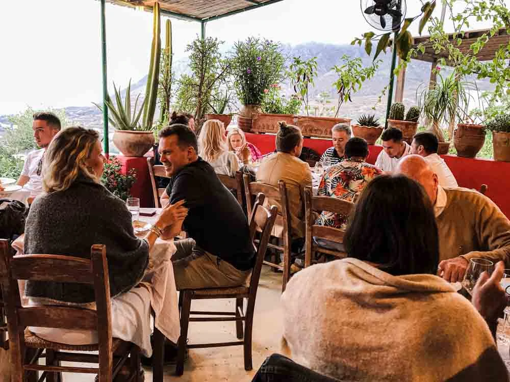 Metaxi Mas Dining Room in Santorini