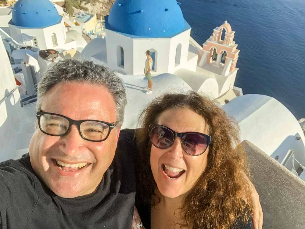 Oia Selfie in Santorini