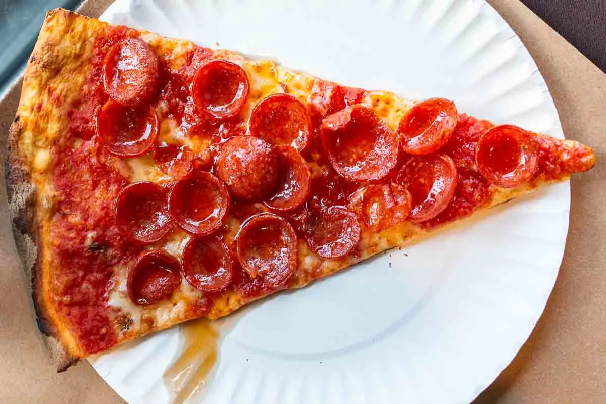New York Pizza Slice with Pepperoni