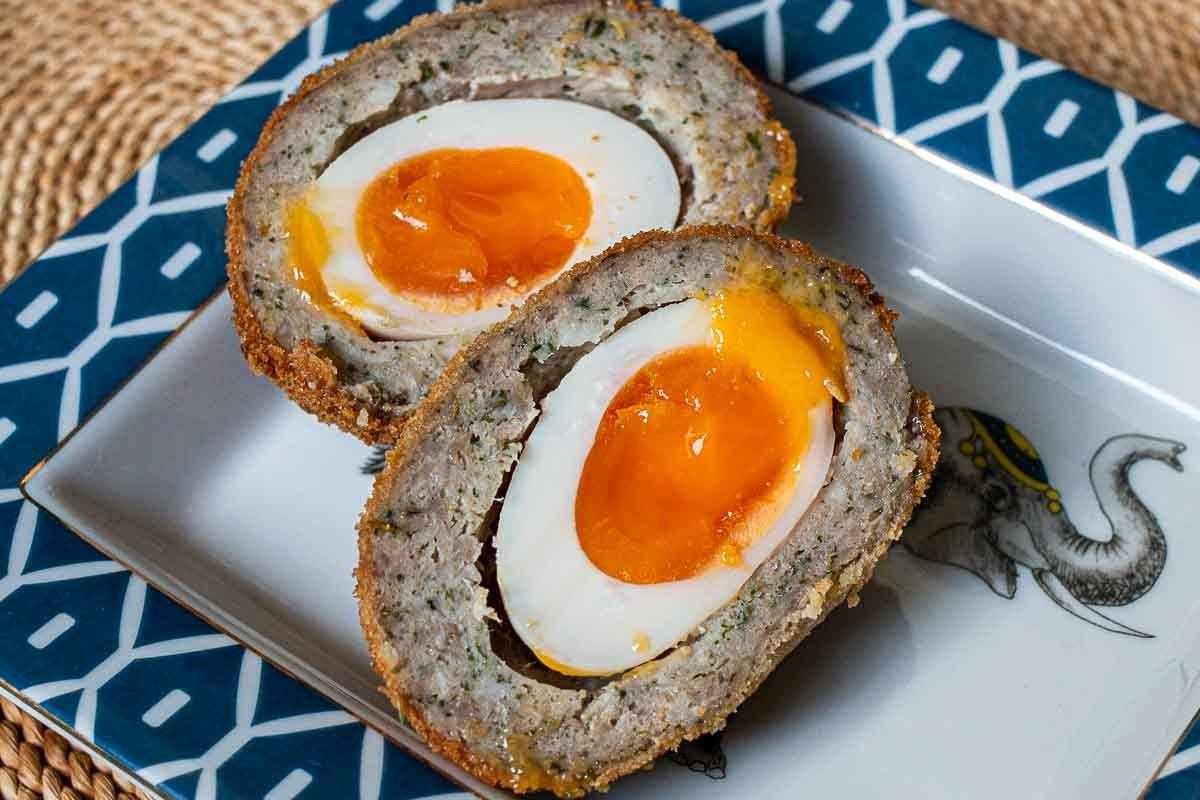 Scotch Egg at Fortnum and Mason in London