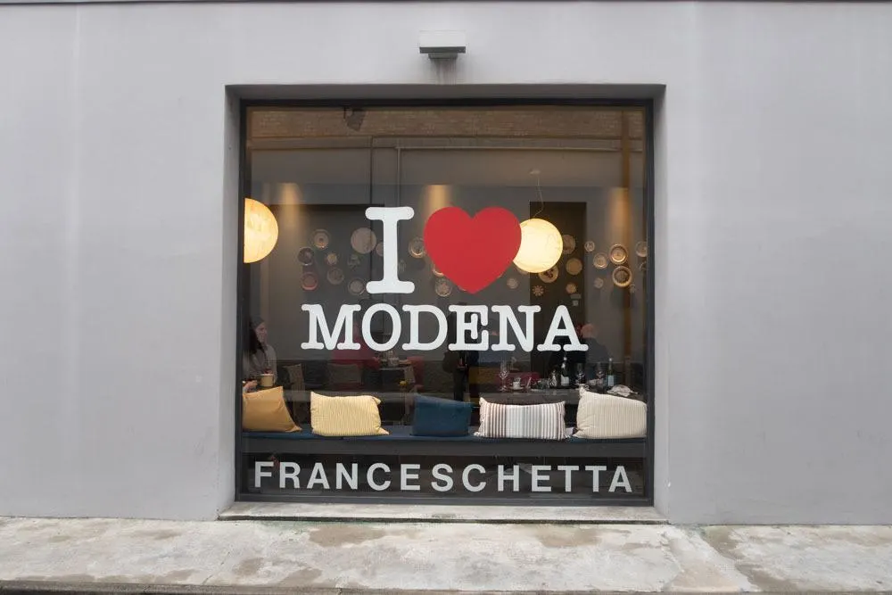 Window at Franceschetta 58 in Modena