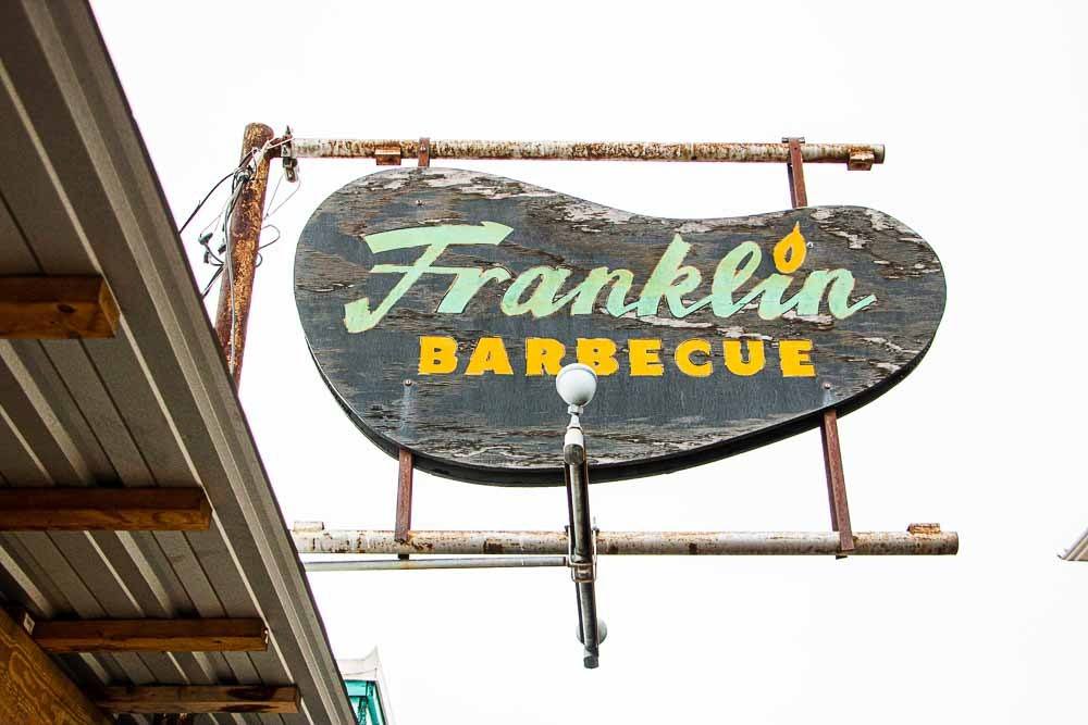 Franklin Barbecue Sign in Austin