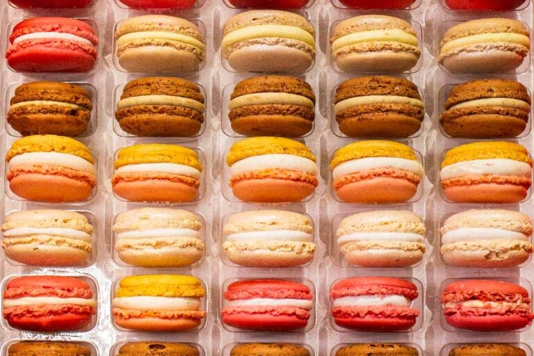 Macarons at Pierre Herme in Paris France