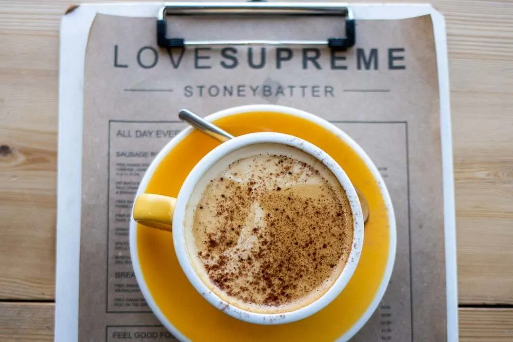 Cappuccino at Love Supreme in Dublin