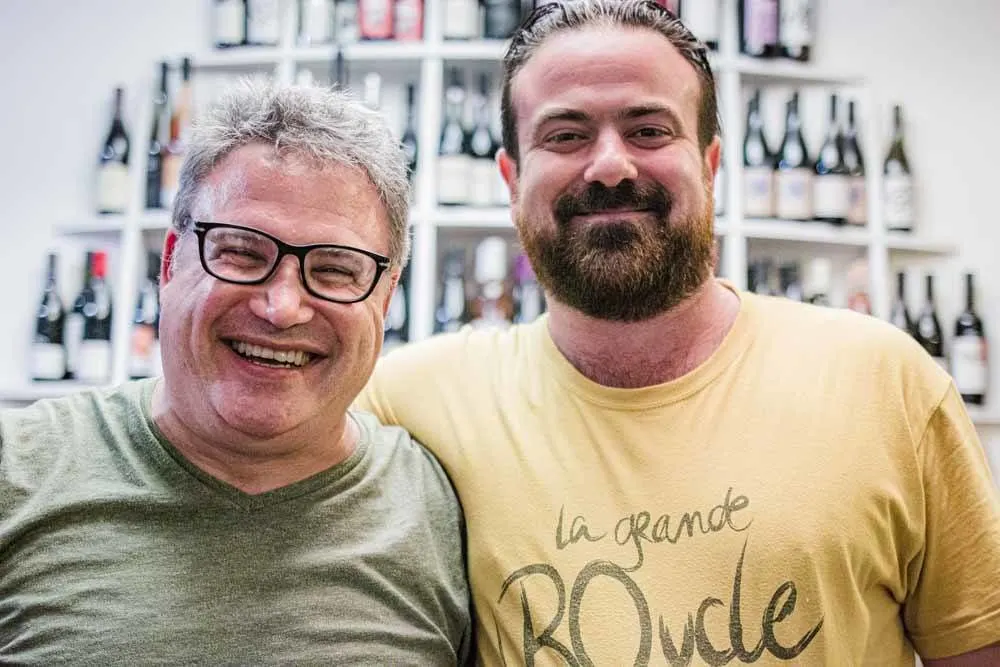 Daryl with Chef Thomas Brachet at Les Arlots in Paris