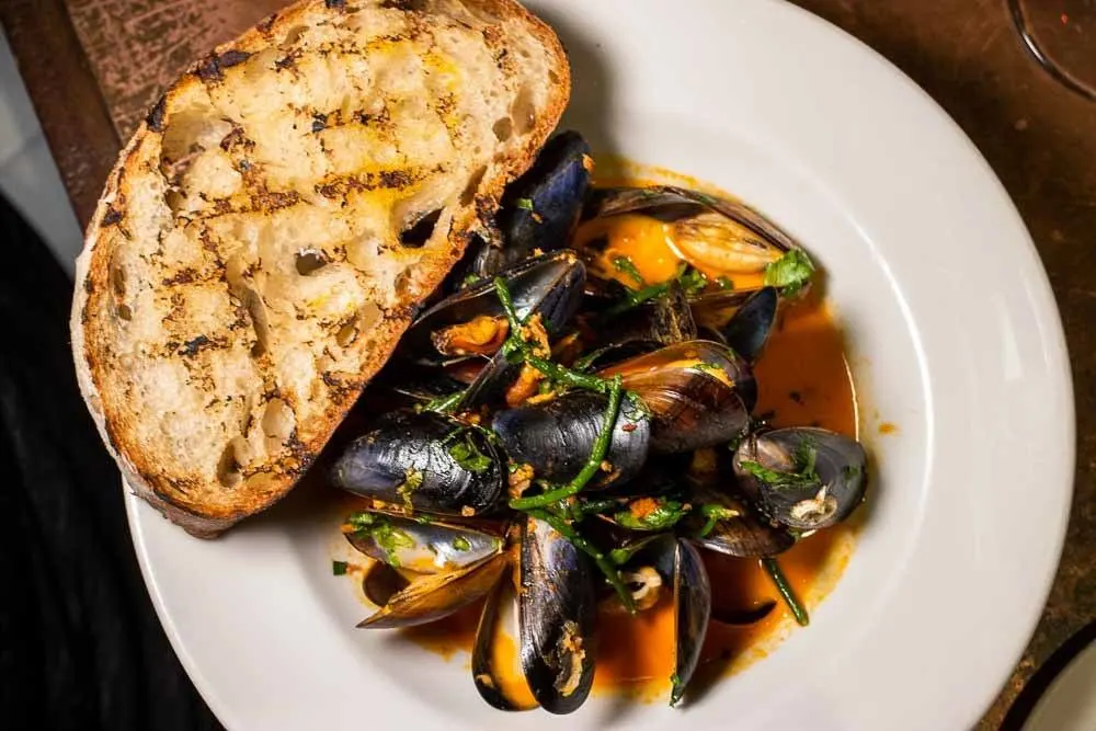 Mussels at Etto in Dublin