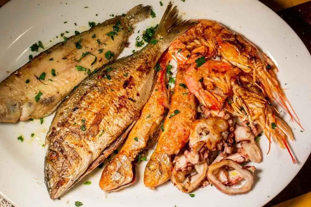 Grilled Fish at Il Paradiso Perduto in Venice