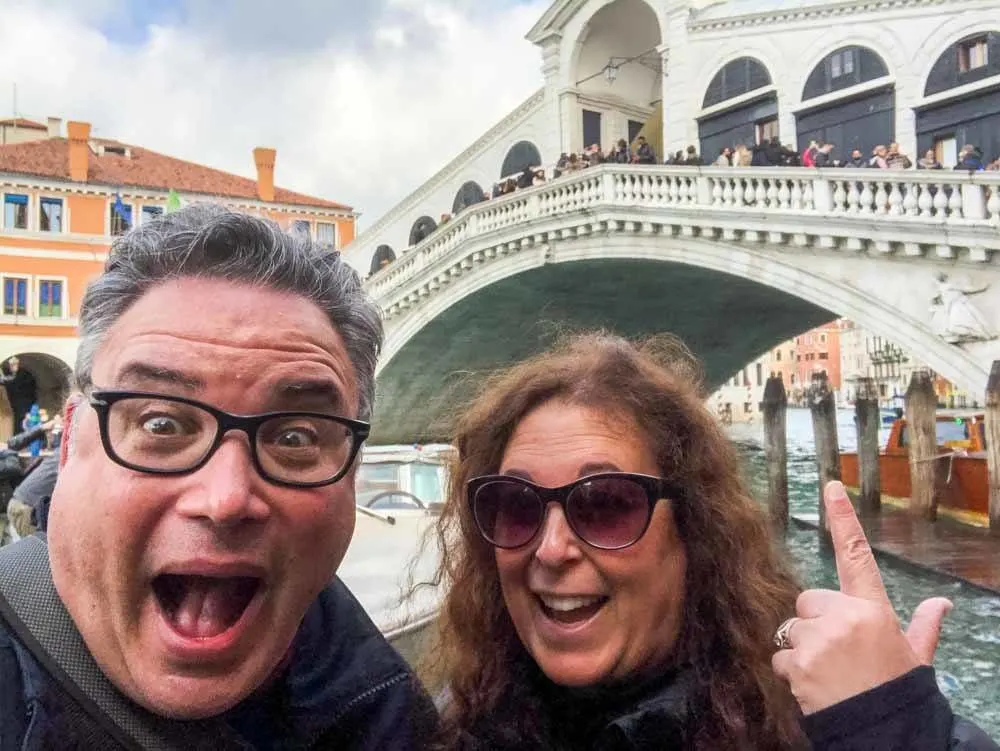Rialto Bridge Selfie in Venice