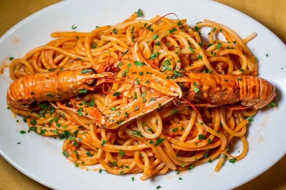 Spaghetti alla Busara at Trattoria Ca d Oro alla Vedova in Venice