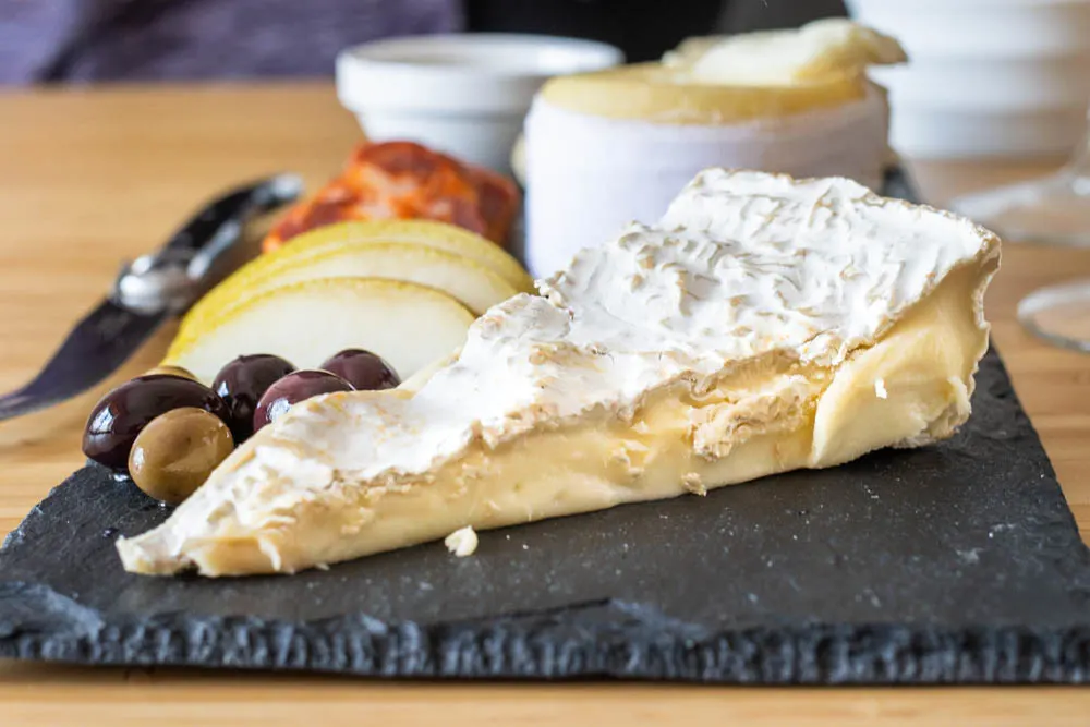 Brie on a Cheese Plate