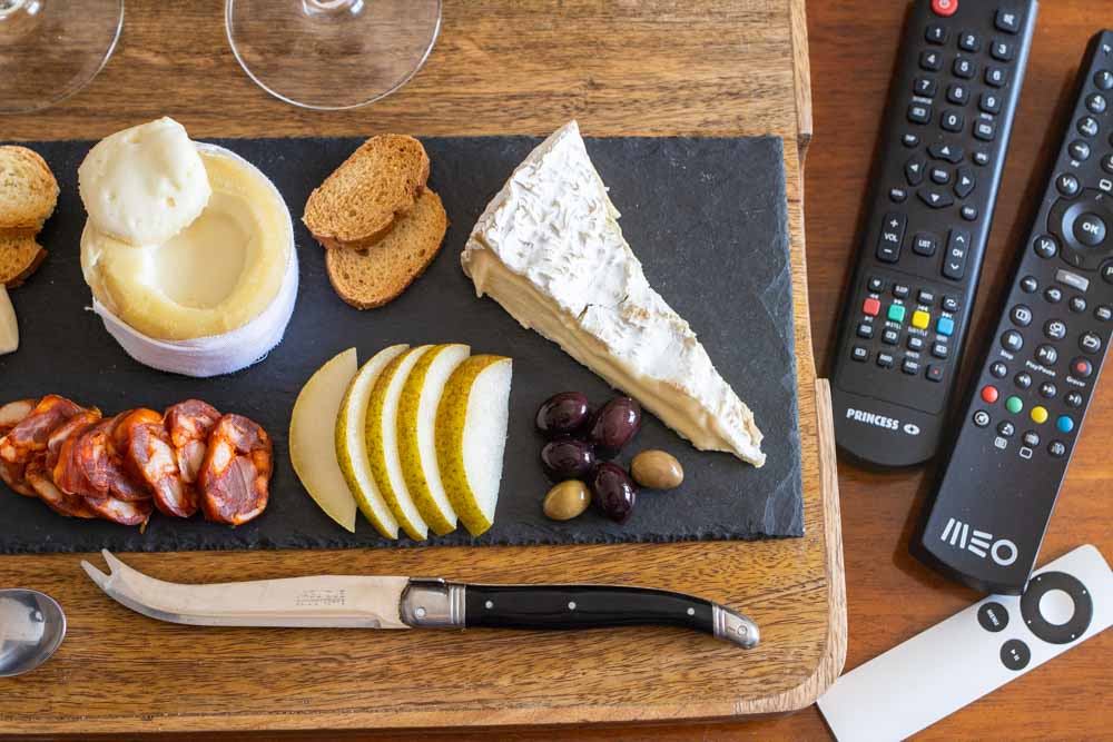Cheese Plate and Remote Controls