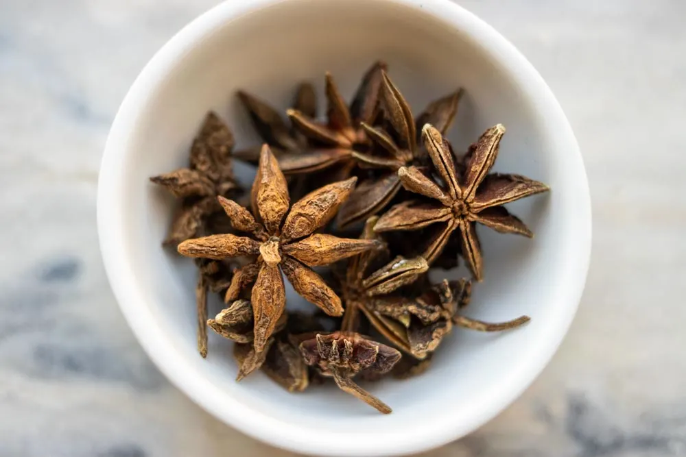 Star Anise in Bowl