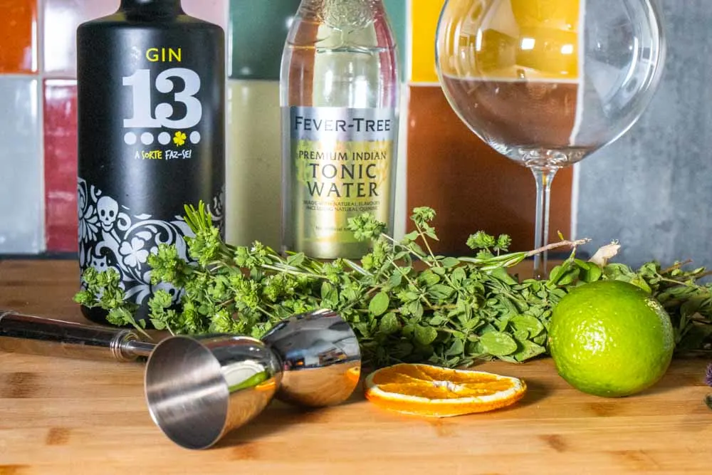 Gin and Tonic Ingredients