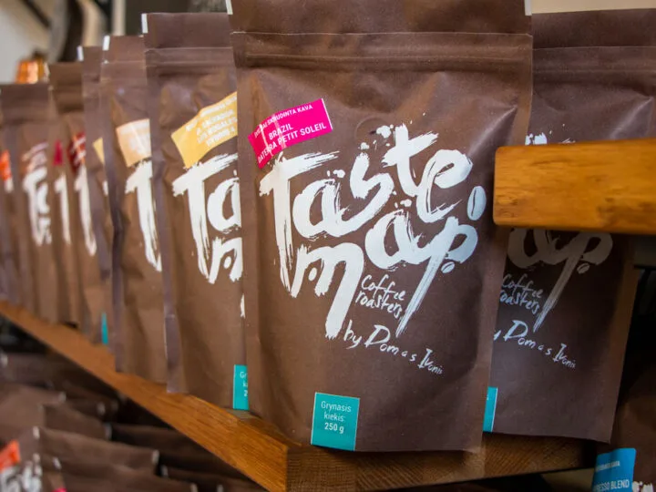 Coffee Bags at Taste Map in Vilnius