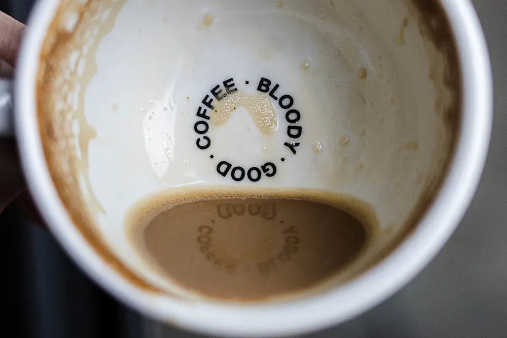 Bloody Good Coffee Cup at 19grams in Berlin