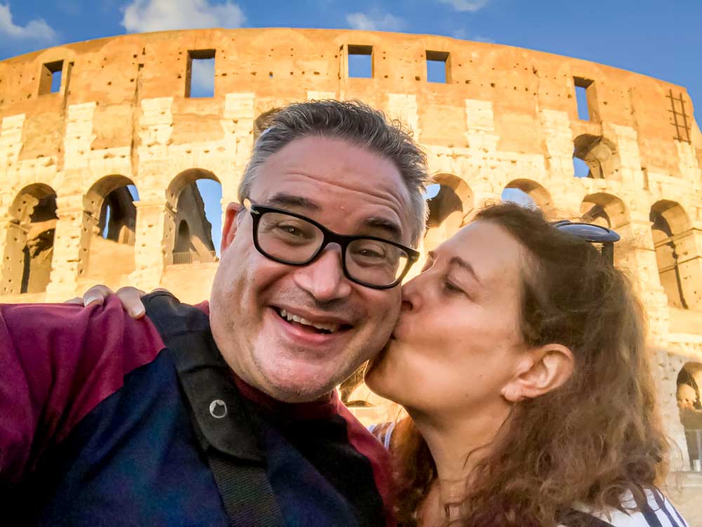 Colosseum Selfie in Rome