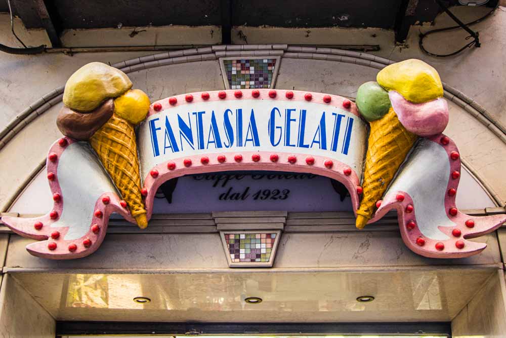 „Fantasia Gelati“ Neapolyje, Italijoje