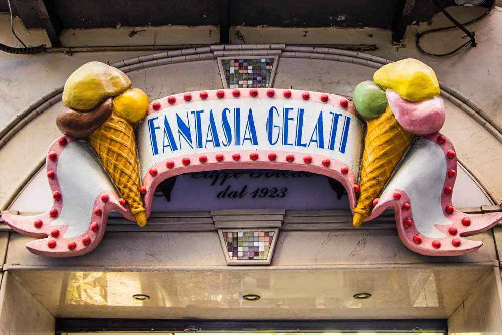 Fantasia Gelati in Naples Italy