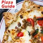 Pinterest image: image of pizza with caption reading 'Naples Pizza Guide'