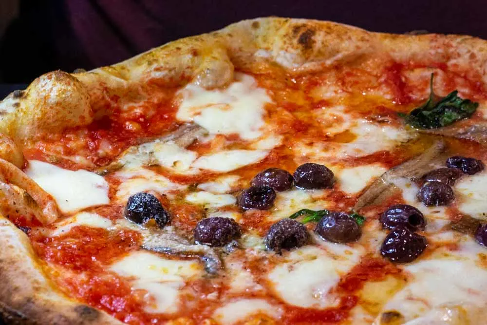 Pizza at Starita in Naples