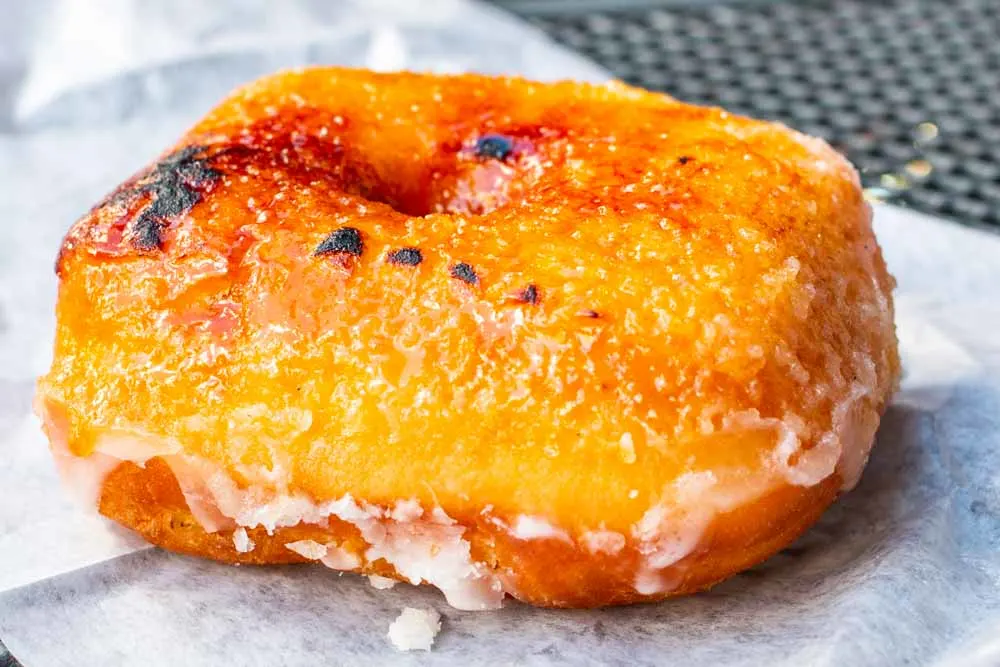 Creme Brulee Donut at Astro Donuts and Chicken in Washington DC
