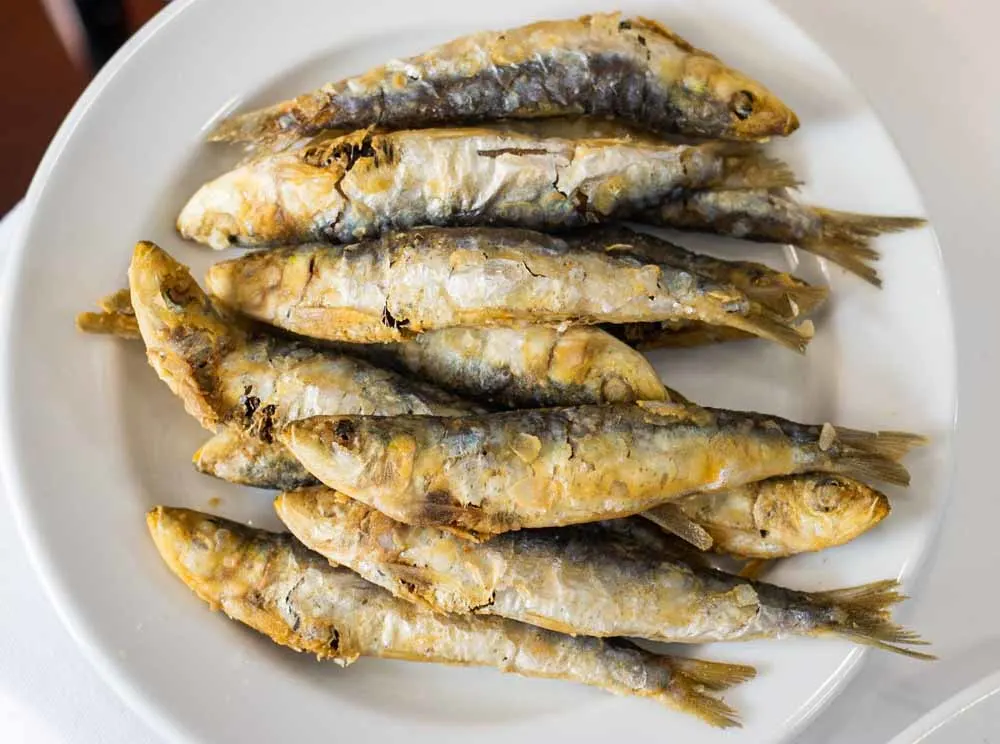 Grilled Sardines at O Rapido in Porto