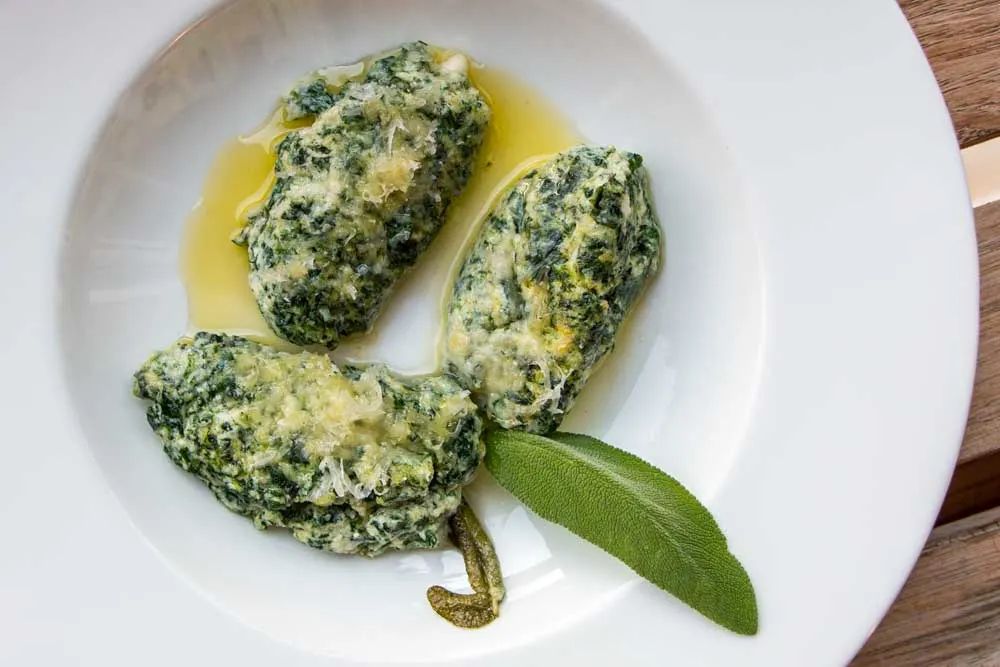 Homemade Spinach _ Ricotta Gnudi in Florence