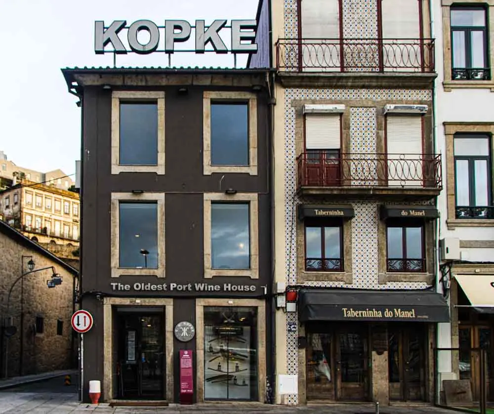 Kopke Wine House in Porto