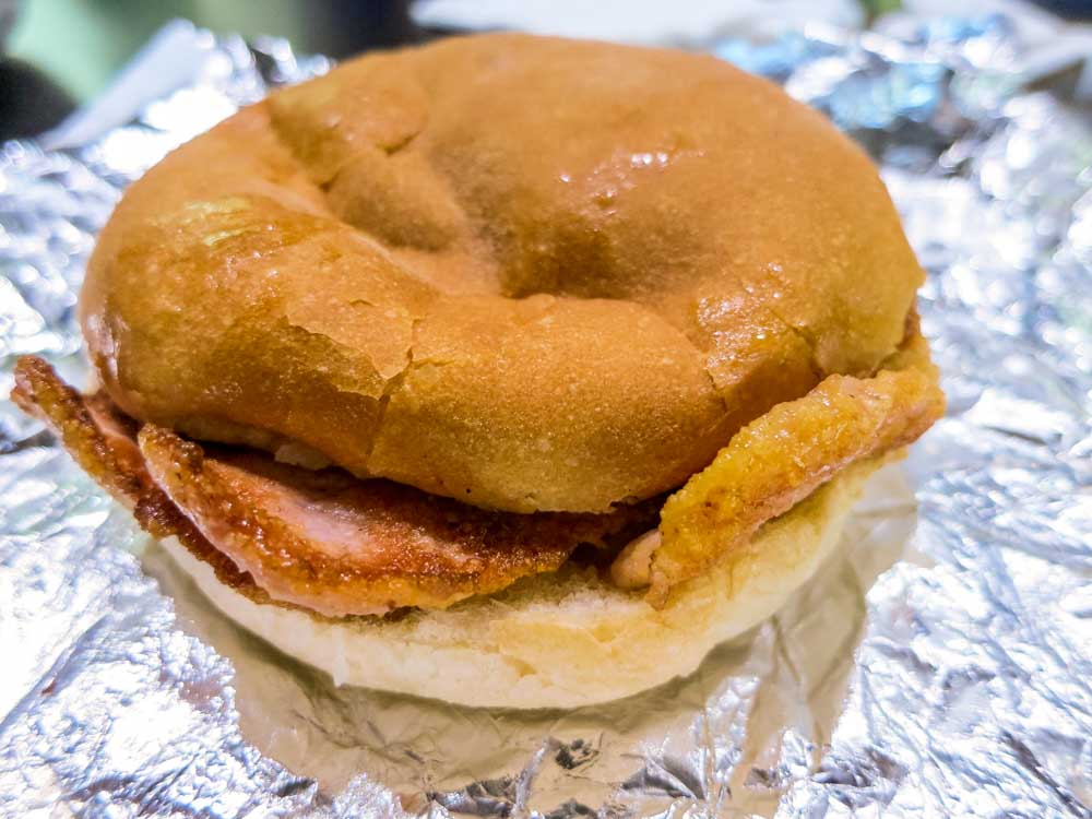 Peameal Bacon Sandwich in Toronto