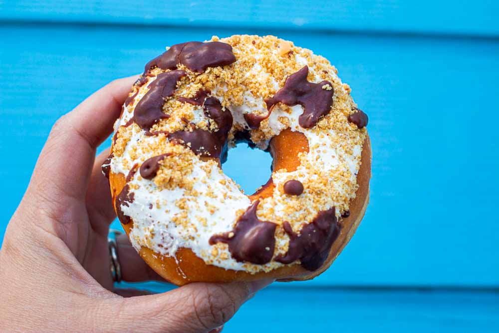 Smores Donut at Blue Dot Donuts in New Orleans