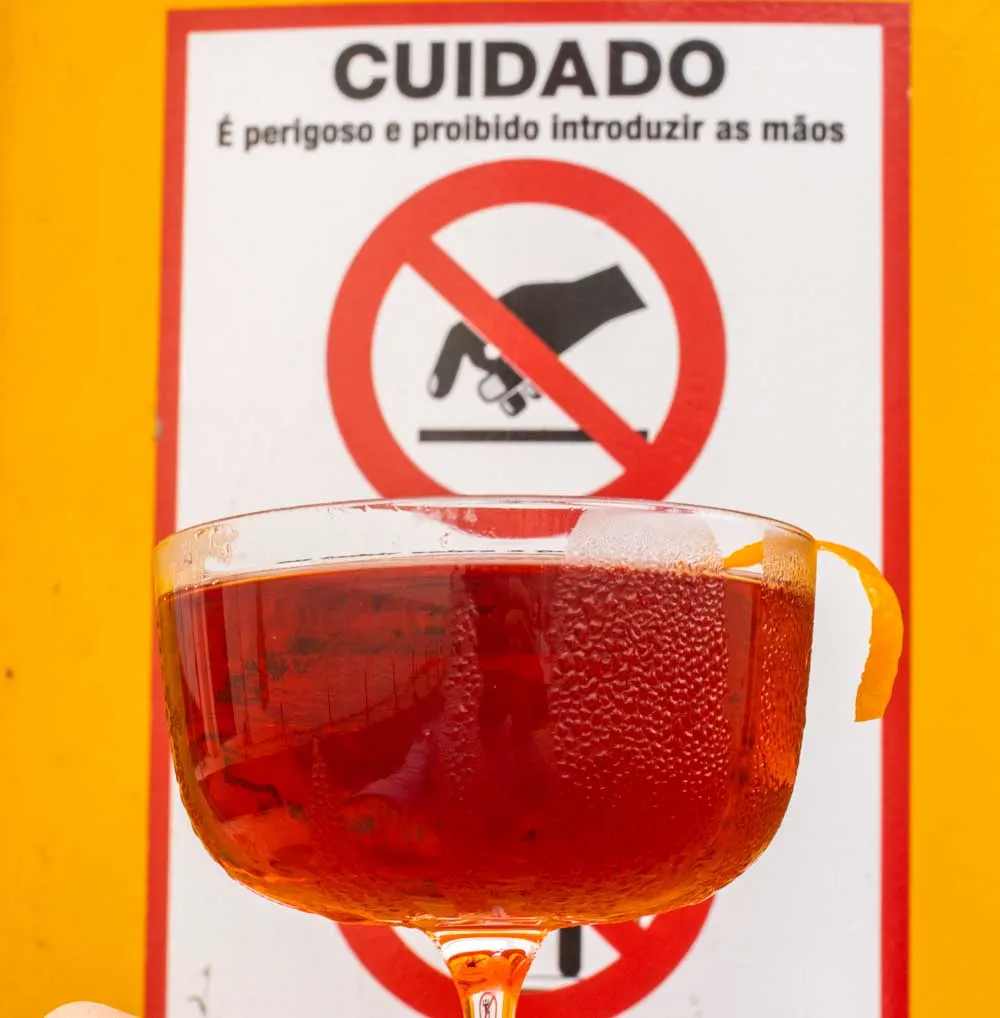 Boulevardier by Cuidado Sign