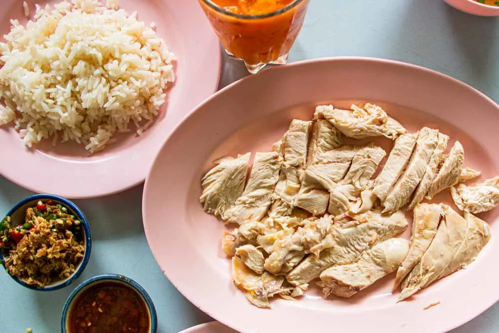 Chicken and Rice at Kiet O Cha in Chiang Mai