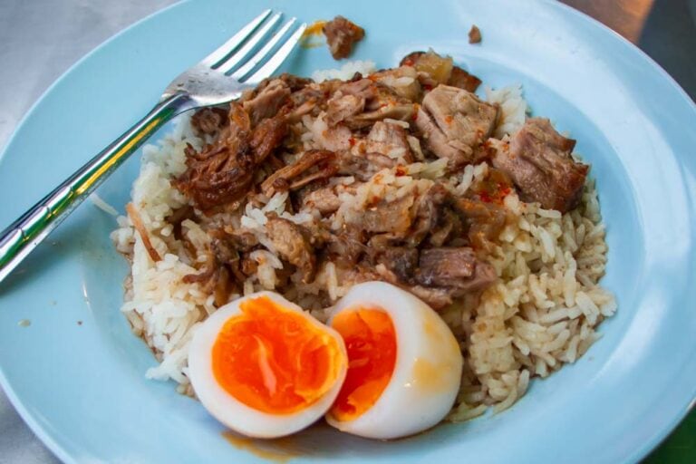 Khao Ka Moo at Chang Puak Gate NM in Chiang Mai