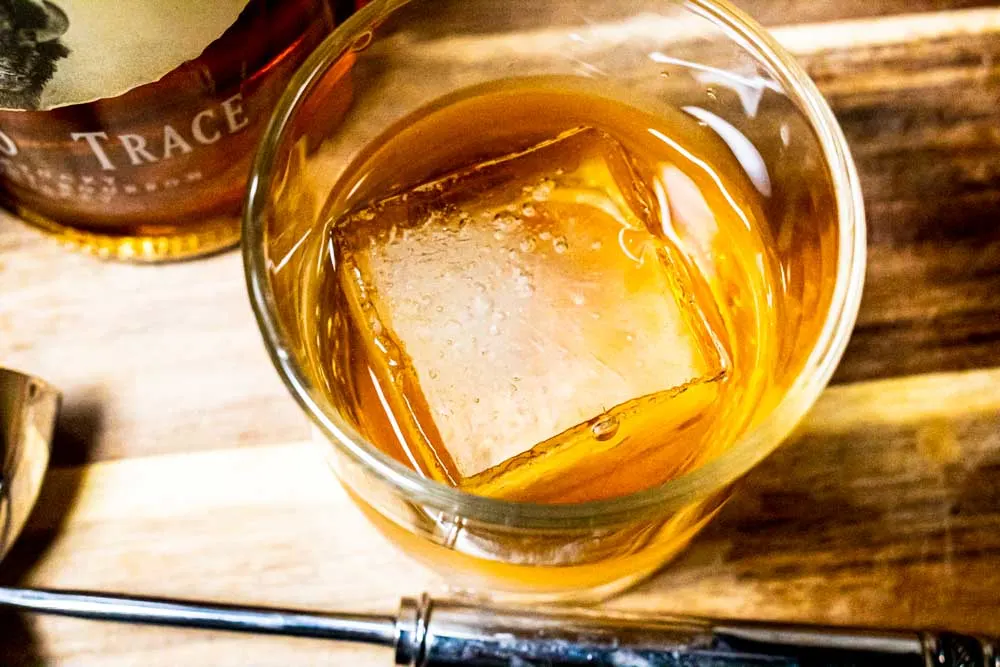Old Fashioned with Ice Cube