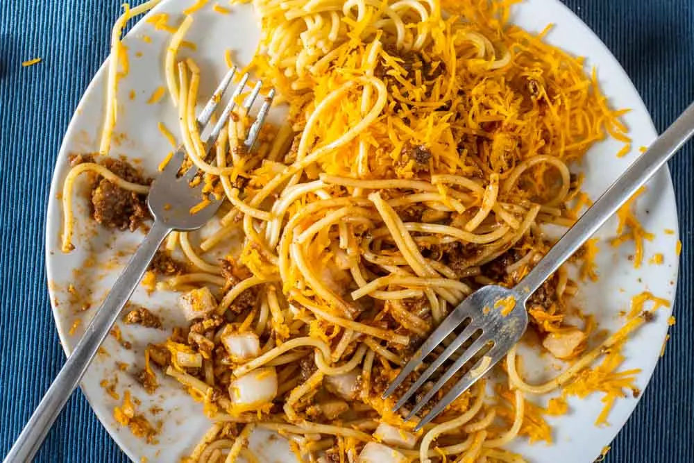 Cincinnati Chili with Two Forks
