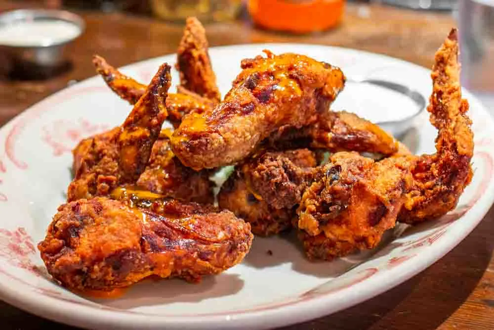 Chicken Wings at Bobwhite Counter