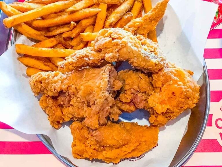 Fried Chicken at Incheon Airport in Seoul