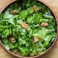 Caesar Salad from Above