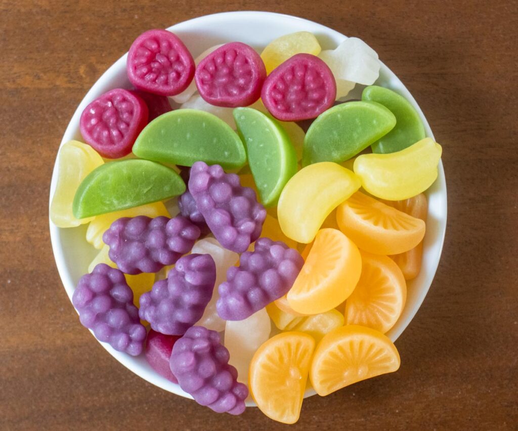 Gummy Fruit Salad at Home