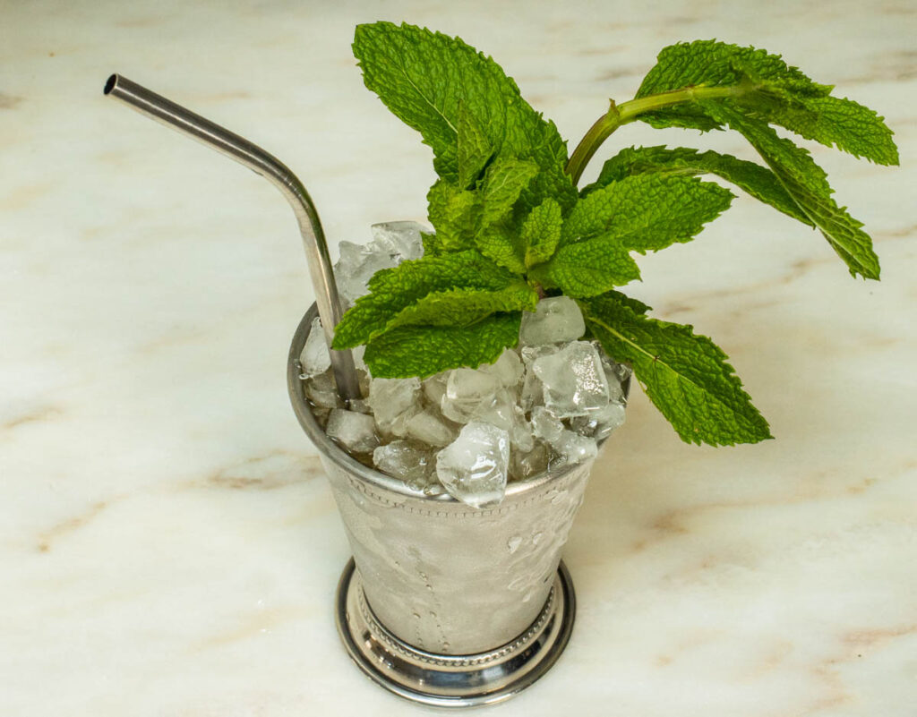 Mint Julep from Above
