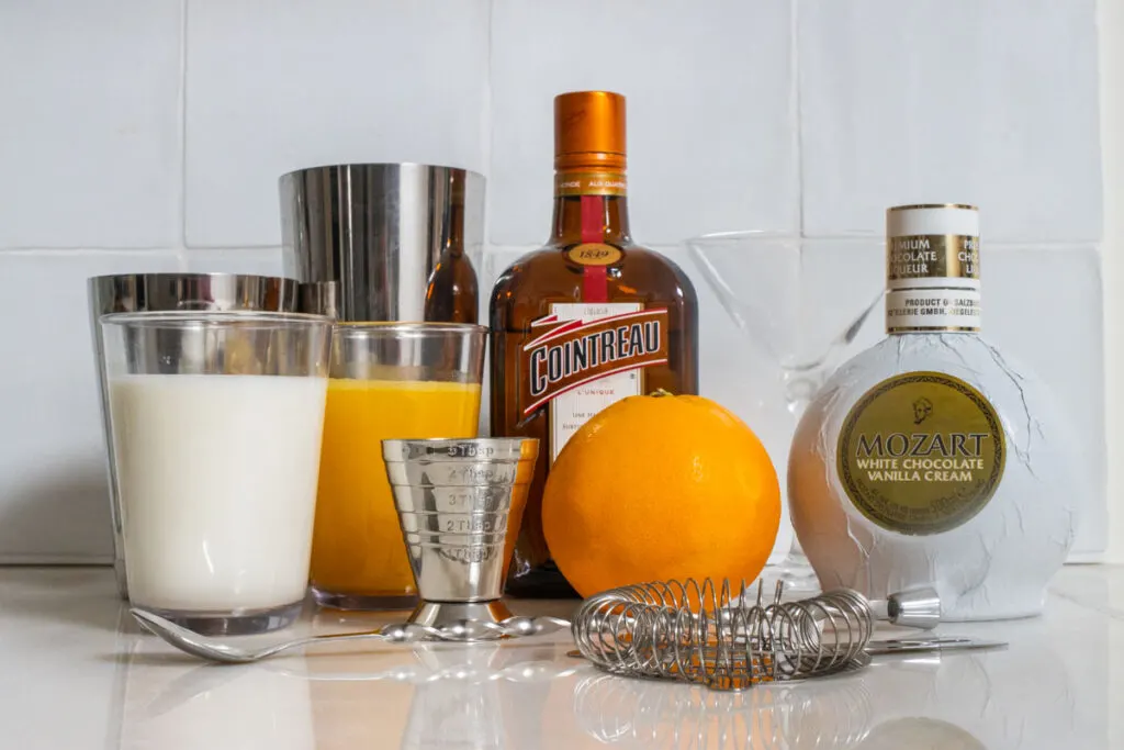Orange Creamsicle Cocktail Ingredients